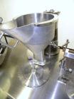 Used Capsugel Semi Automatic Capsule Filler, Model KDF-2. 20,000 capsules per hour for sizes 00 through 5 with beadlets, granular, or powdered product. Capacities dependent upon volume per ring, oper...