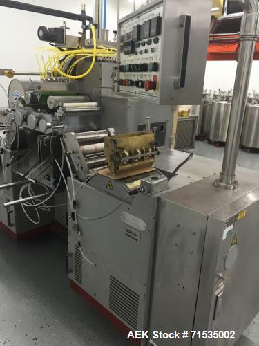 Used Chang Sung Soft Gel Encapsulation Machine, Model 300. up to 6.5RPM. Stainless Steel upgrades, new plungers, bearings. Requires cold water for cooling drums. 230v/60hz, can be used to run: fish o...