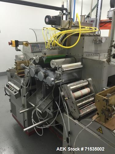 Used Chang Sung Soft Gel Encapsulation Machine, Model 300. up to 6.5RPM. Stainless Steel upgrades, new plungers, bearings. Requires cold water for cooling drums. 230v/60hz, can be used to run: fish o...