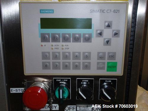 Used Capsugel Liquid Encapsulator, Model CFS1000. Rated approx. 1,000 capsules per hour, serial# 07-02-007, new 2002.