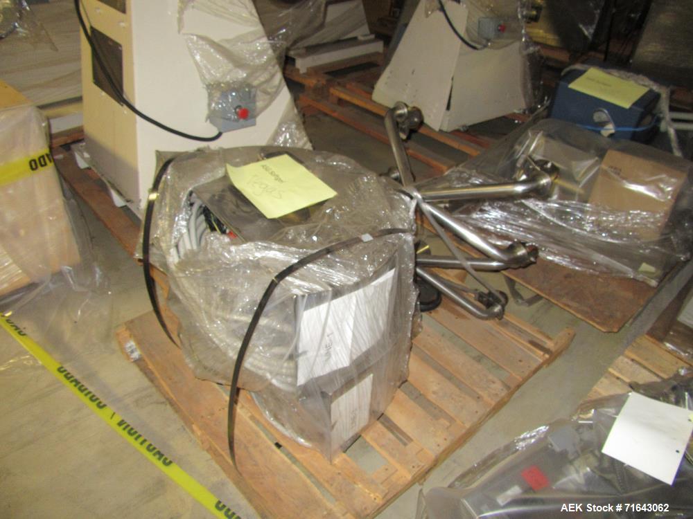 Used Pharmagel Engineering Model MK3LS Complete "Softgel" Line. Line had forming machine, 6 cooling drums with air handler and 4 polishing pans.