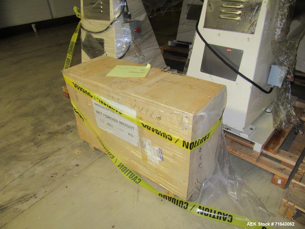 Used Pharmagel Engineering Model MK3LS Complete "Softgel" Line. Line had forming machine, 6 cooling drums with air handler and 4 polishing pans.