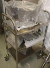 Used Vanguard VSG-52B Mini Softgel Encapsulator.  Includes chiller unit, (2) tumble dryers, spare rolls, 150 lt gelatin melting tank and Neslab process chiller, touch screen controls, 480 volt, seria...