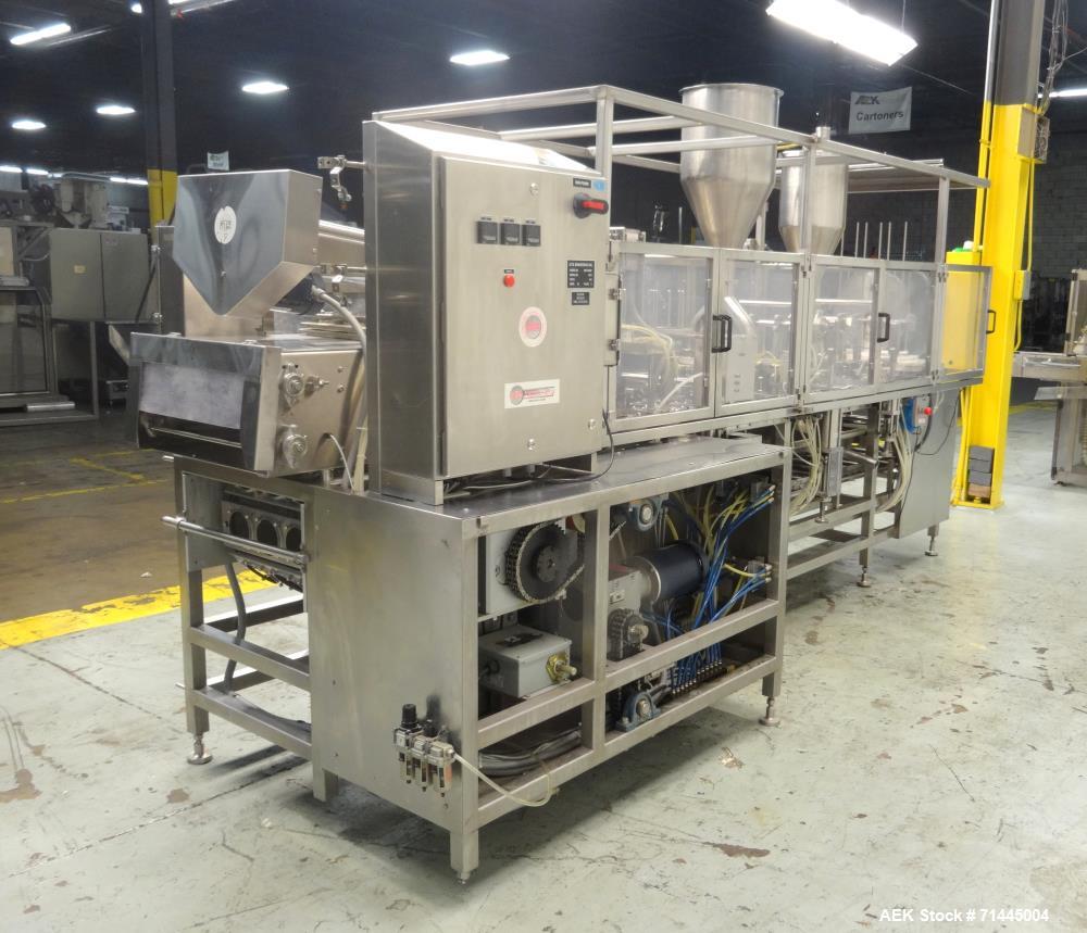 Used ATS Engineering Model MSP1X3MF 3 Three Lane FOB Cup Filler