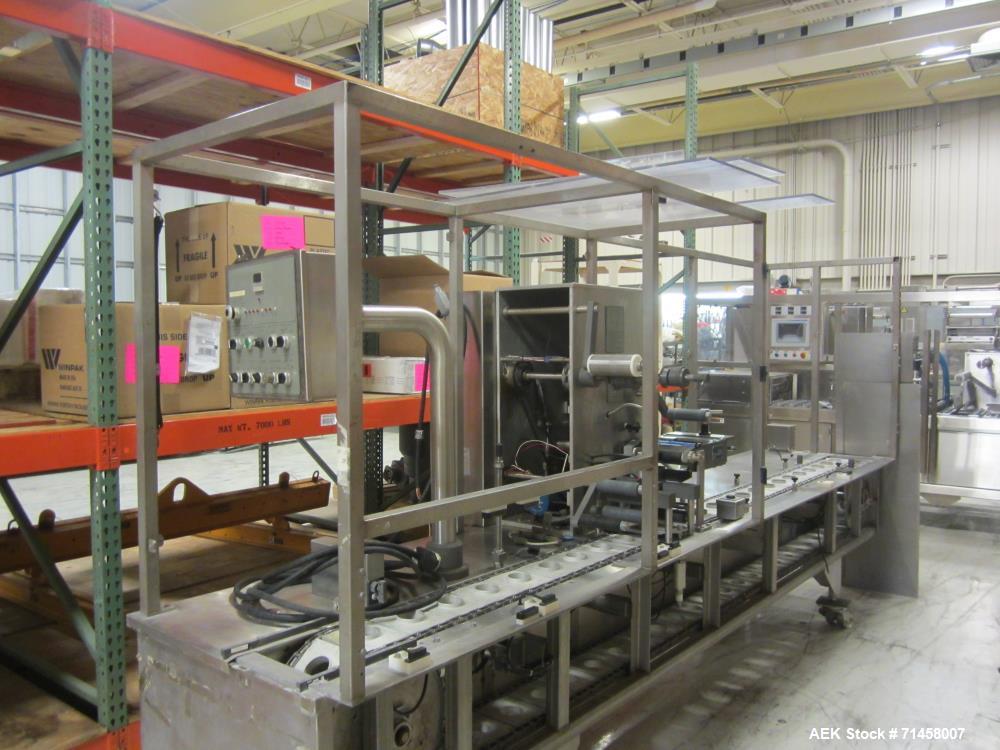 Used Holmatic Model PR1 Automatic Inline Cup Filler, Sealer and Overlidder