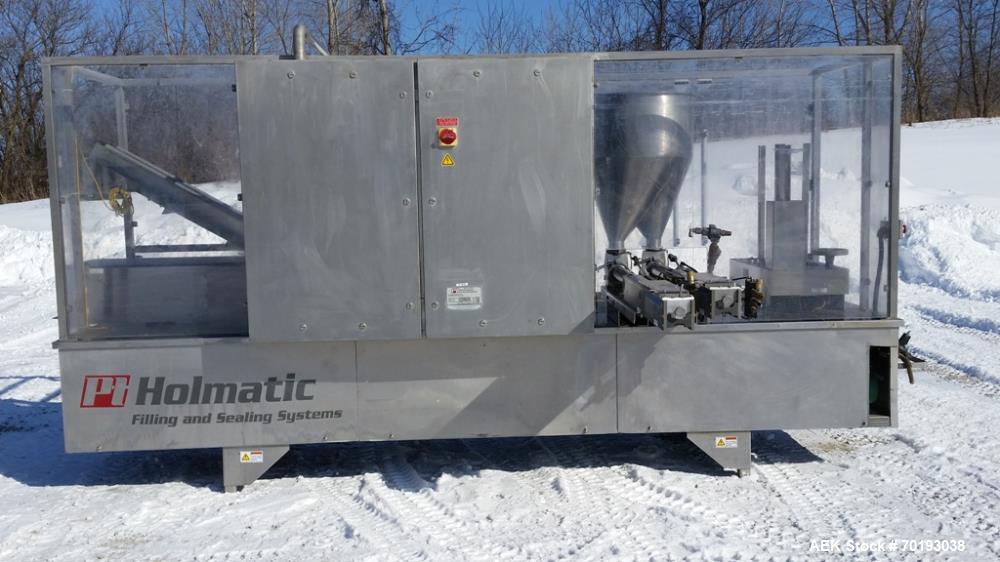 Dual-Lane Cup Filling System – Holmatic PR-2S, High-Speed Food Packaging