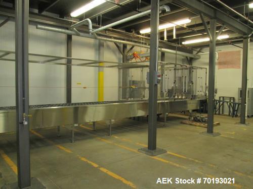 Used Holmatic model PR-4S Inline Cup Filler and Sealer. Last ran bowl of mac and cheese. The bowl measure 6 1/4” long x 5 1/2” wide x 2 3/8” high. This machine is servo with a Spee-Dee volumetric cup...