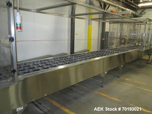 Used Holmatic model PR-4S Inline Cup Filler and Sealer. Last ran bowl of mac and cheese. The bowl measure 6 1/4” long x 5 1/2” wide x 2 3/8” high. This machine is servo with a Spee-Dee volumetric cup...