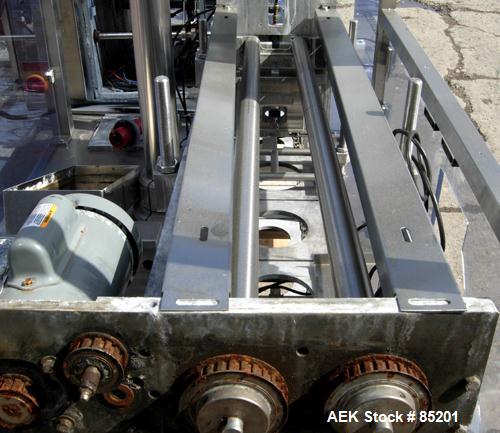 Used Holmatic Inline Single Lane Cup Filler/Lidder/Sealer, Model PR1S. Set up for 5-1/2" diameter cups. Includes cup dropper, filler,film seal (incomplete), and lid placer.Last used in food salads.1/...