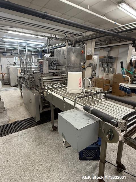 Used R.A. Jones Autoprod FP 2x4 Cup Filler – High-Speed Inline Portion Pack Filling & Sealing System