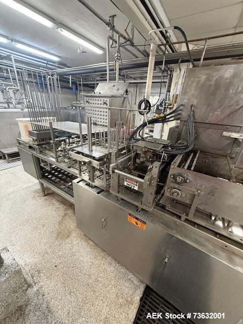 Used R.A. Jones Autoprod FP 2x4 Cup Filler – High-Speed Inline Portion Pack Filling & Sealing System