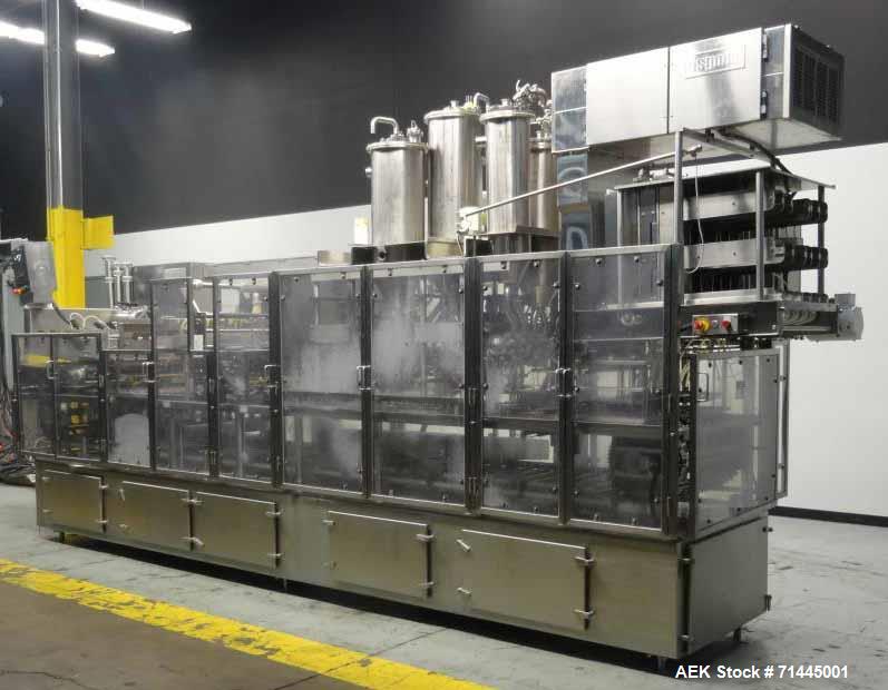 Used Osgood Model 6400 FOB Fruit On Bottom Yogurt Cup Filler