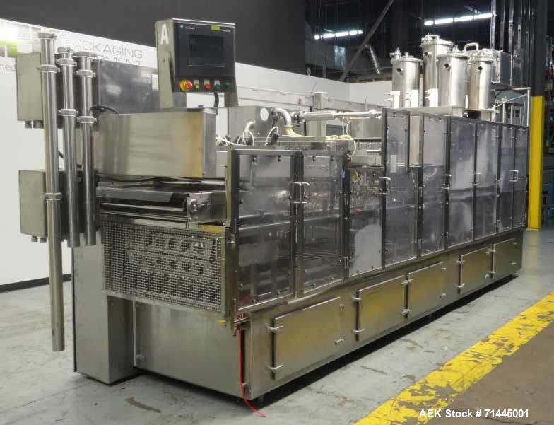 Used Osgood Model 6400 FOB Fruit On Bottom Yogurt Cup Filler