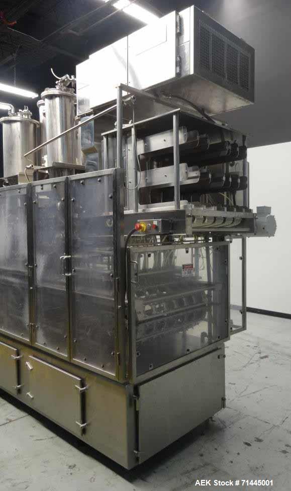 Used Osgood Model 6400 FOB Fruit On Bottom Yogurt Cup Filler