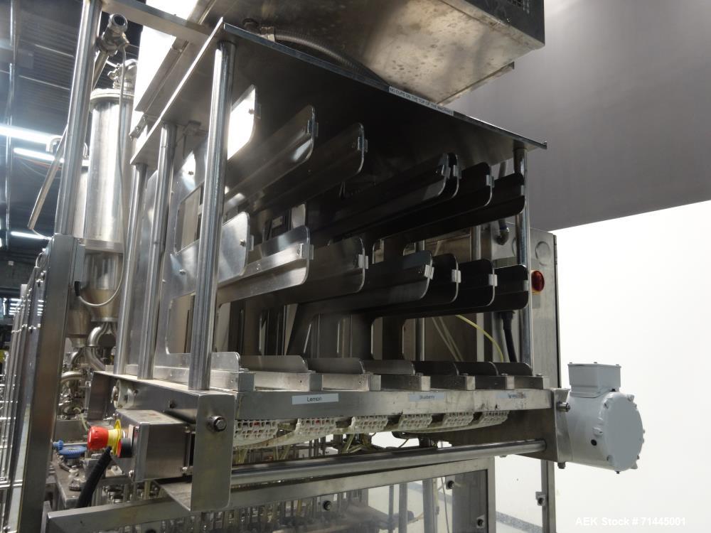 Used Osgood Model 6400 FOB Fruit On Bottom Yogurt Cup Filler