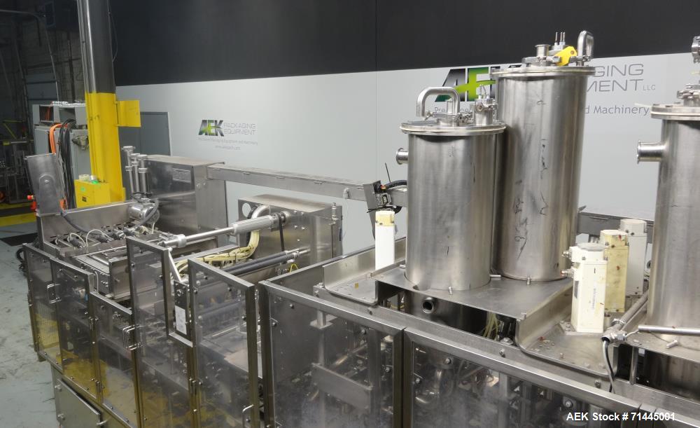 Used Osgood Model 6400 FOB Fruit On Bottom Yogurt Cup Filler