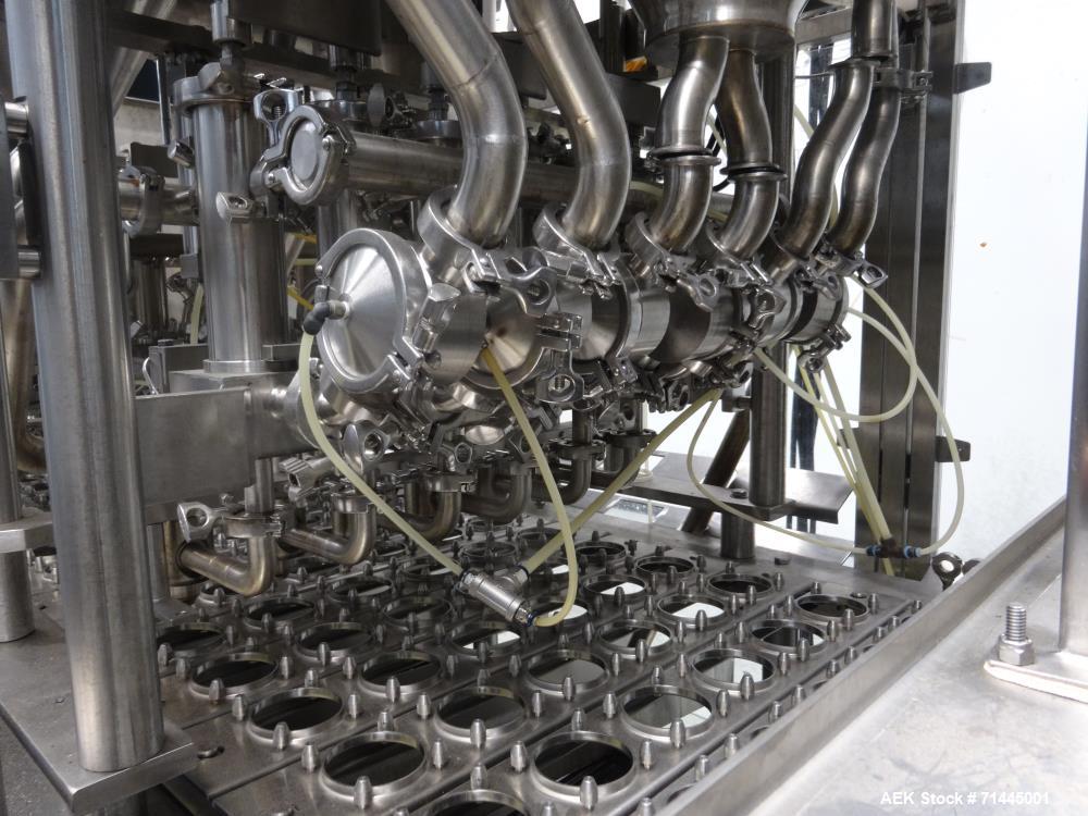 Used Osgood Model 6400 FOB Fruit On Bottom Yogurt Cup Filler
