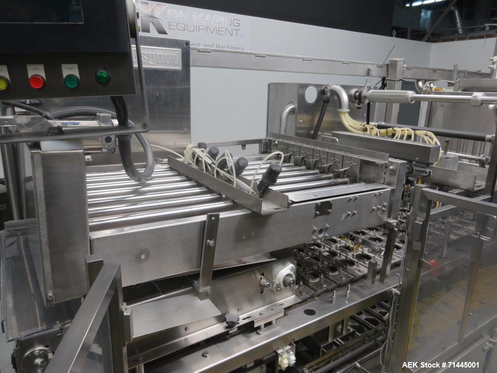 Used Osgood Model 6400 FOB Fruit On Bottom Yogurt Cup Filler