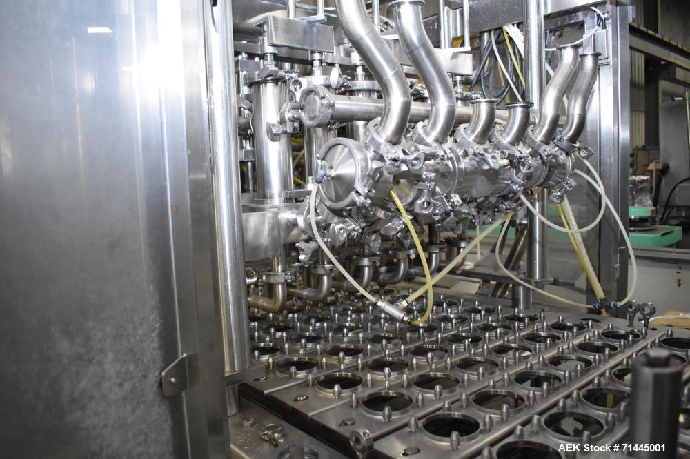 Used Osgood Model 6400 FOB Fruit On Bottom Yogurt Cup Filler