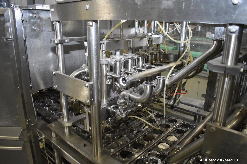 Used Osgood Model 6400 FOB Fruit On Bottom Yogurt Cup Filler