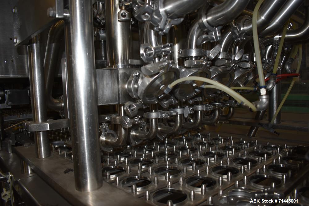 Used Osgood Model 6400 FOB Fruit On Bottom Yogurt Cup Filler