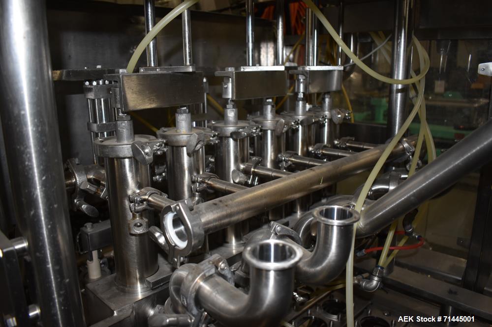 Used Osgood Model 6400 FOB Fruit On Bottom Yogurt Cup Filler
