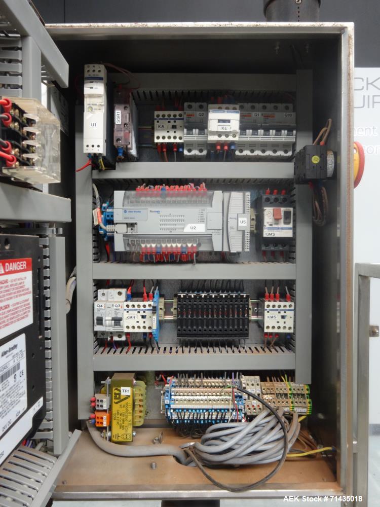 Used Pack Line Model PXG-1 Inline Cup Filler and Lidder