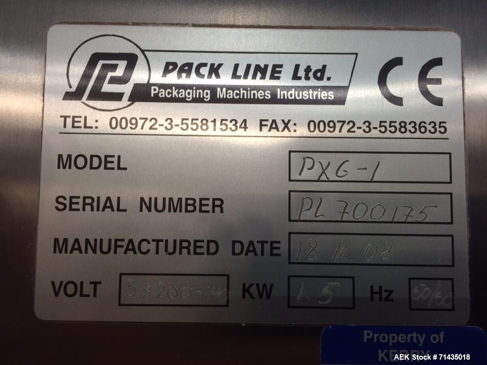 Used Pack Line Model PXG-1 Inline Cup Filler and Lidder