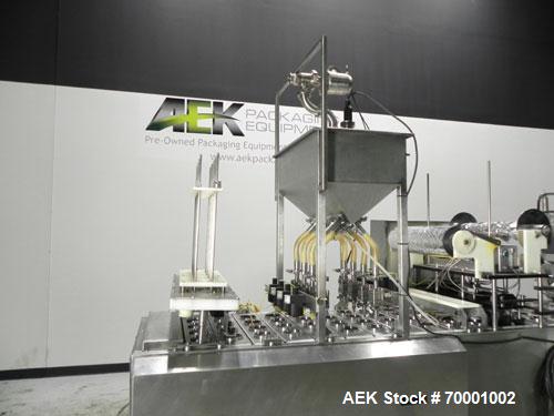 Used Pryor Packaging 4 Lane Inline Cup Filler