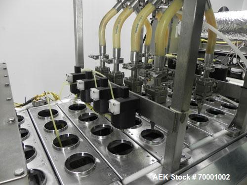 Used Pryor Packaging 4 Lane Inline Cup Filler