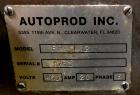 Used Autoprod Model Fast Pack PF-1X2Dual Lane Tub Filler