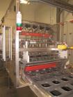 Used Holmatic model PR-4S Inline Cup Filler and Sealer. Last ran bowl of mac and cheese. The bowl measure 6 1/4” long x 5 1/2” wide x 2 3/8” high. This machine is servo with a Spee-Dee volumetric cup...
