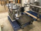 Used Holmatic model PR-4S Inline Cup Filler and Sealer. Last ran bowl of mac and cheese. The bowl measure 6 1/4” long x 5 1/2” wide x 2 3/8” high. This machine is servo with a Spee-Dee volumetric cup...