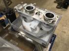 Used Holmatic model PR-4S Inline Cup Filler and Sealer. Last ran bowl of mac and cheese. The bowl measure 6 1/4” long x 5 1/2” wide x 2 3/8” high. This machine is servo with a Spee-Dee volumetric cup...