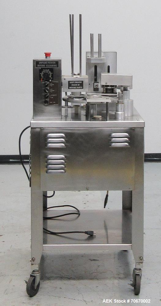Used Autoprod (Oystar) Model 2000 Fil-N-Seal Rotary Cup Filler and Heat Sealer