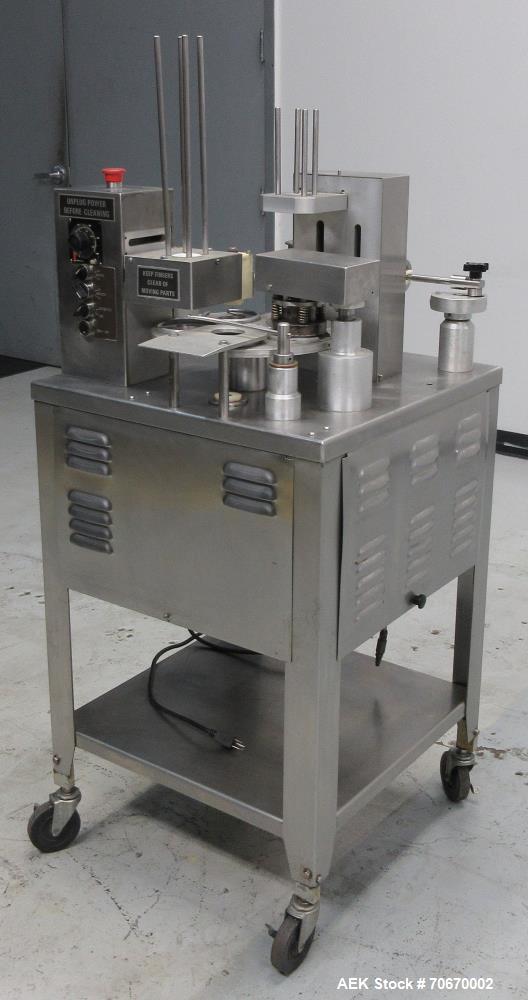 Used Autoprod (Oystar) Model 2000 Fil-N-Seal Rotary Cup Filler and Heat Sealer