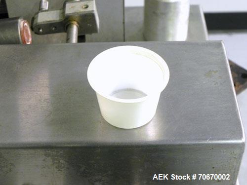 Used Autoprod (Oystar) Model 2000 Fil-N-Seal Rotary Cup Filler and Heat Sealer