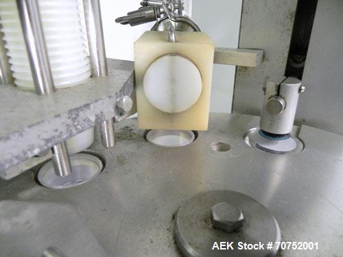 Used Autoprod (Oystar) Model 2000 Fil-N-Seal Rotary Cup Filler and Heat Sealer