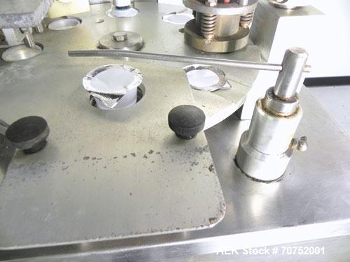 Used Autoprod (Oystar) Model 2000 Fil-N-Seal Rotary Cup Filler and Heat Sealer