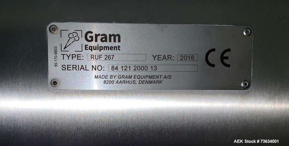 Used GRAM RUF 267 Rotary Ice Cream Cup Filler – 10 Station High-Speed Dairy Packaging System