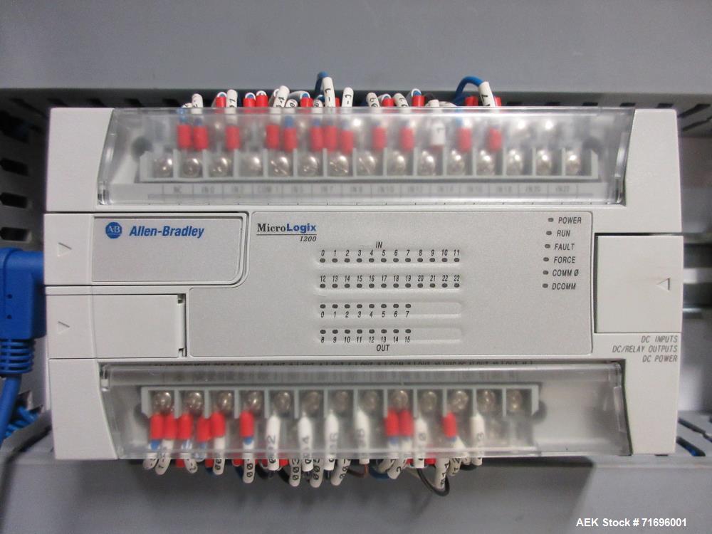 Used Modern Packaging Inc. Model SR-8DC Rotary Cup Filler/Sealer