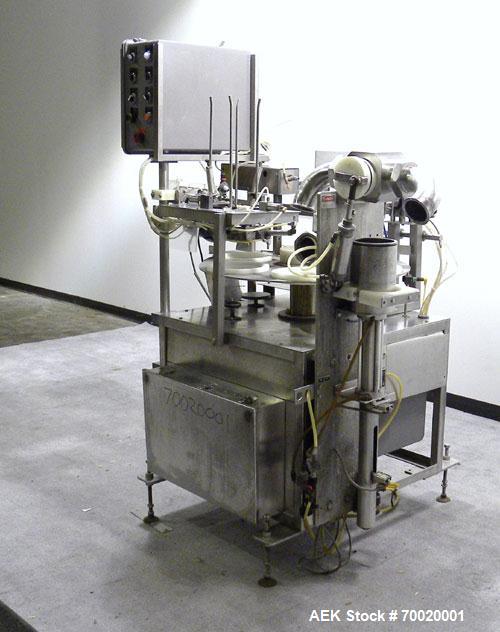 Used T.D Sawvel Automatic Rotary Cup/Tub Filler, Model 110