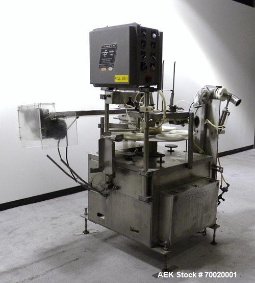 Used T.D Sawvel Automatic Rotary Cup/Tub Filler, Model 110
