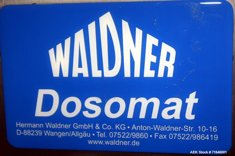 Unused- Waldner Dosomat Test Filler.