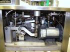 Used Autoprod (Oystar) Model 2000 Fil-N-Seal Rotary Cup Filler and Heat Sealer. Filler for thin liquids only water like product. Capable of speeds up to 60 cpm. Cup size range: diameter 1