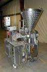 Used Autoprod Cup Filler, Model RO-A3, 8 station, stainless steel. Currently set up for 4-1/4