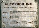 Used Autoprod Cup Filler, Model RO-A3, 8 station, stainless steel. Currently set up for 4-1/4