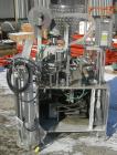Used Autoprod Cup Filler, Model RO-A3, 8 station, stainless steel. Currently set up for 4-1/4