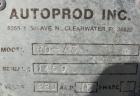Used Autoprod Cup Filler, Model RO-A3, 8 station, stainless steel. Currently set up for 4-1/4