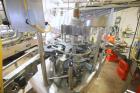 Used Federal 18-Valve Rotary Filler, with 5-Station Rotary Capper, with Stand Alone Capping Feed System, Mounted on Stainless Steel Frame, Overall Filler Dims.: Aprox. 79